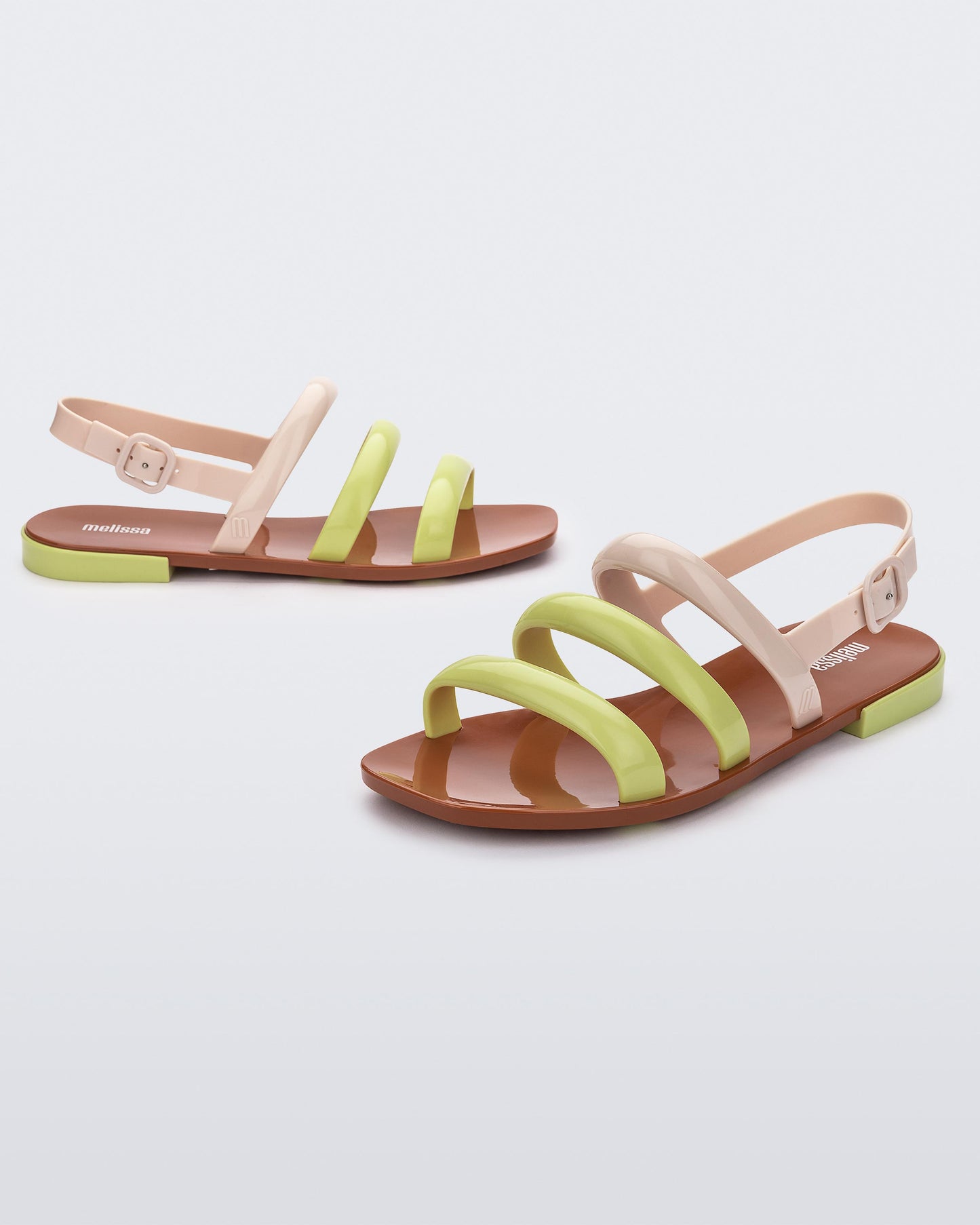 Sandalias MELISSA Essential Wave Brown Yellow AD