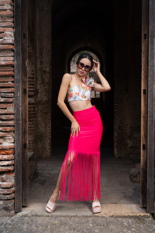 TOP one shoulder PRAIA - Saladeta