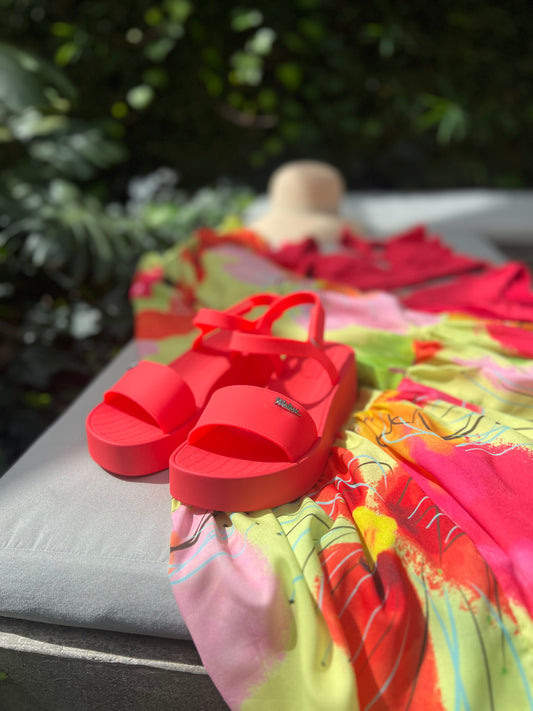 Sandalias MELISSA Sun Laguna Platform Orange AD