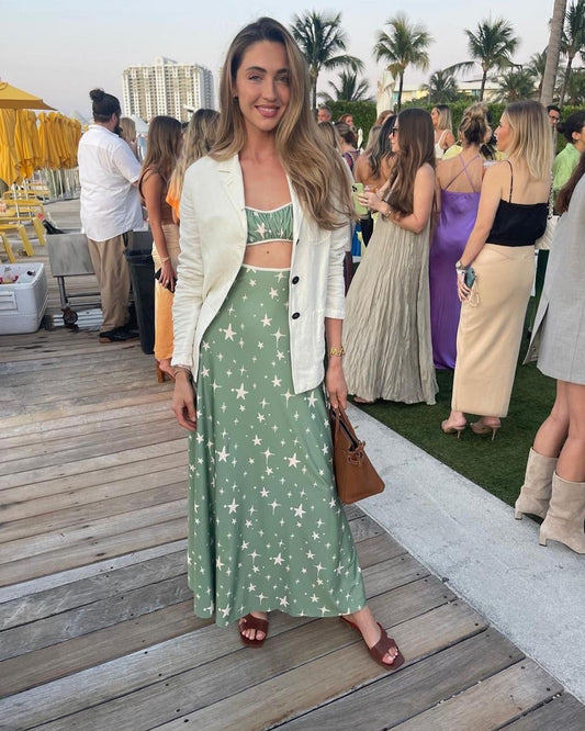 Vestido ANCORA Bright Star Verde