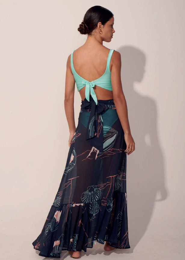 ANCORA The Breezy Shore Maxi Skirt - Swimwear