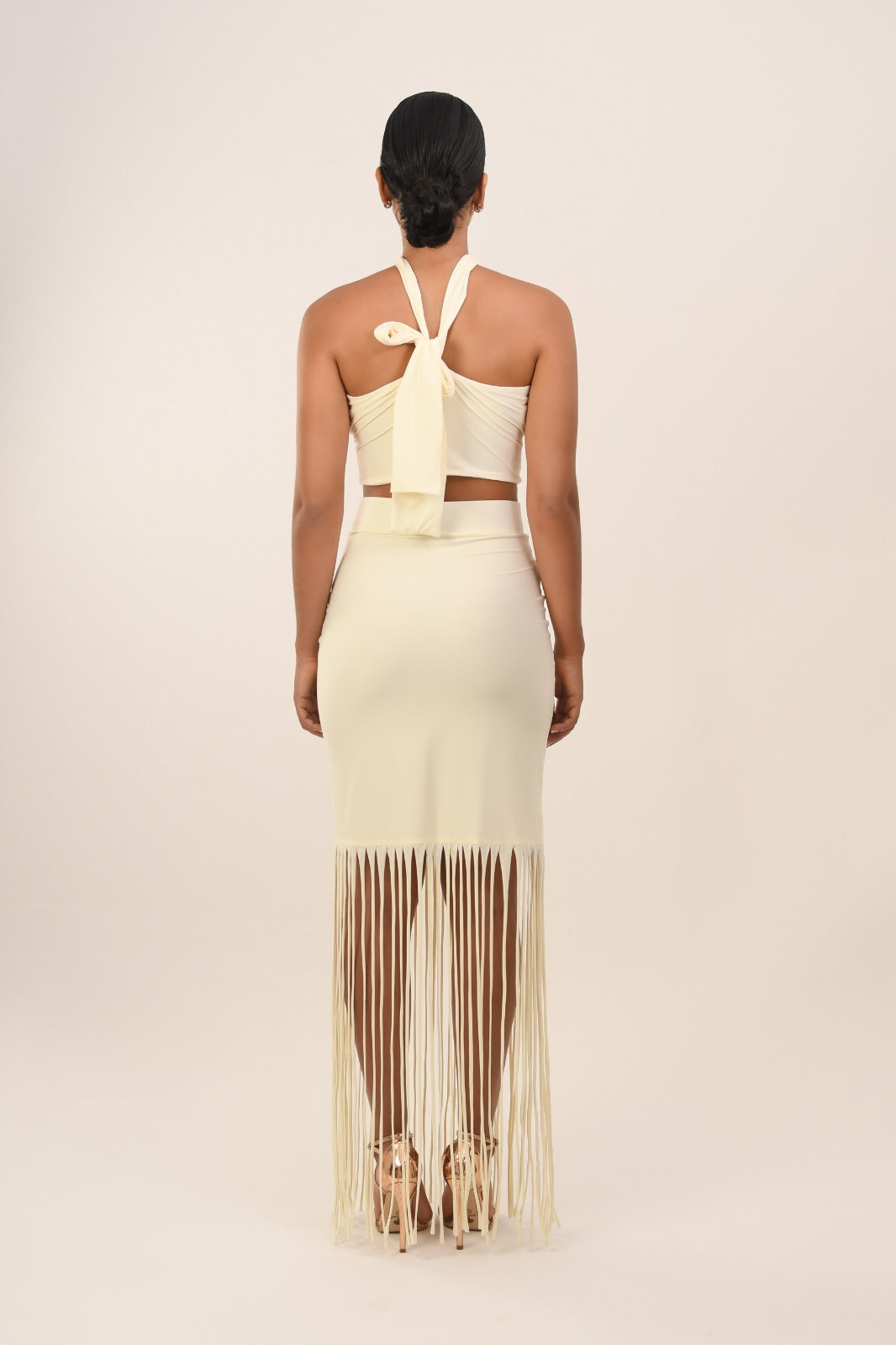 Falda PAULA TRIVIÑO Leonor Ivory