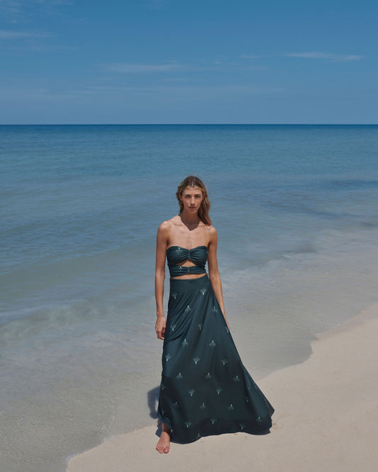 Vestido ANCORA - The Emerald Palmaria Dress