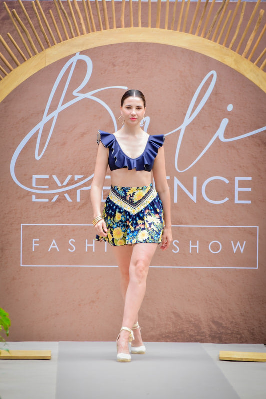 Falda corta Agua Bendita - Violet Jardim