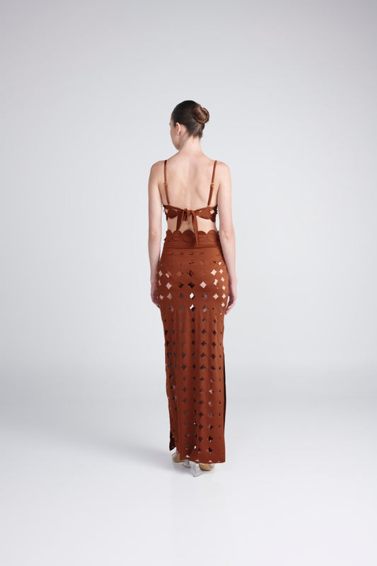 Salida de baño ANCORA Eerie Crimson