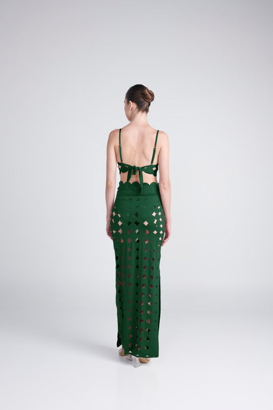 Salida de baño ANCORA Eerie Green