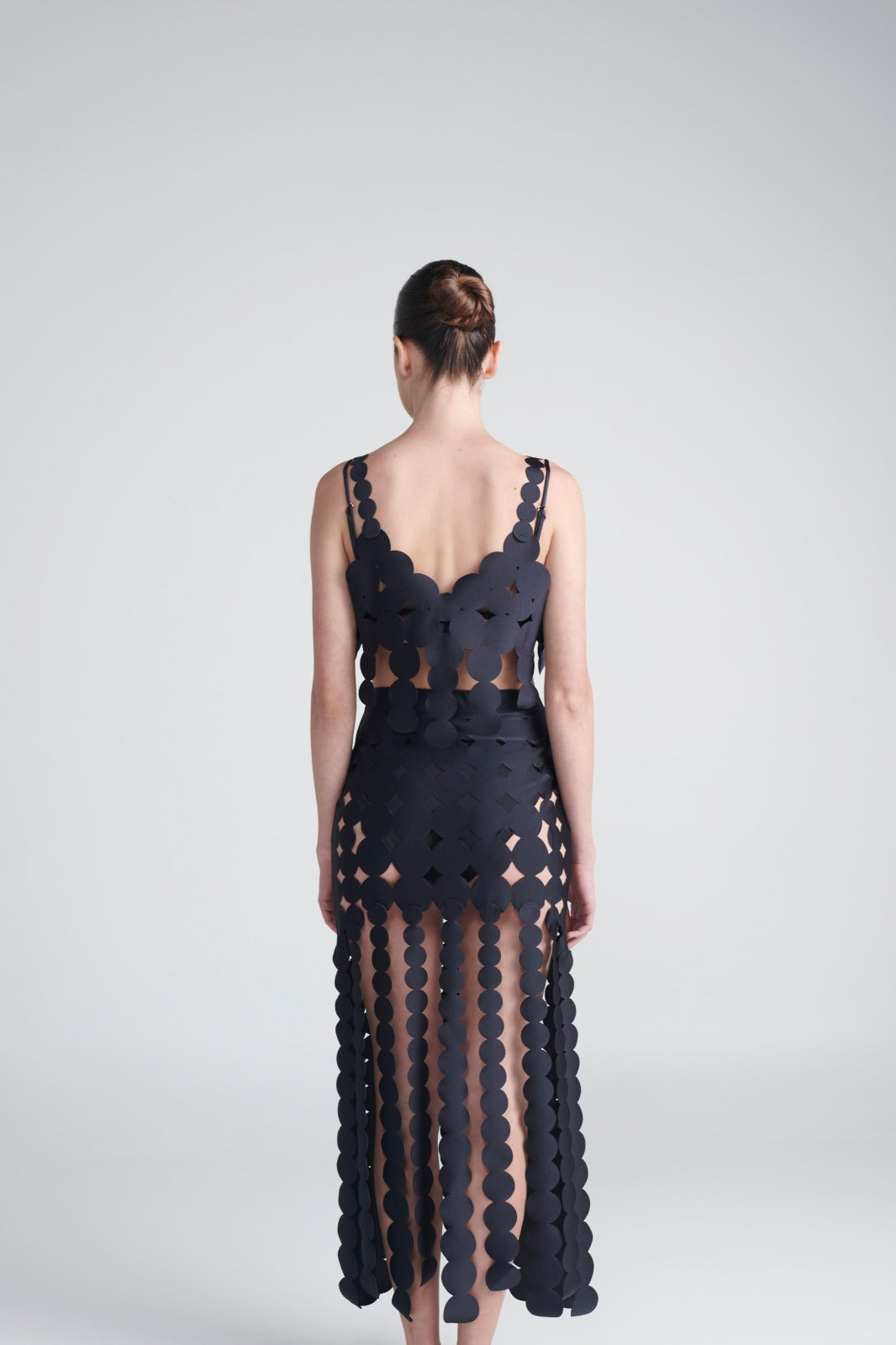 Crop top - ANCORA Grain Shadow Black