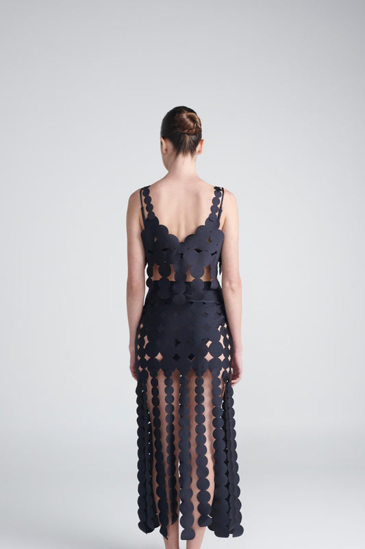 Falda - Salida de baño ANCORA Grain Shadow Negro