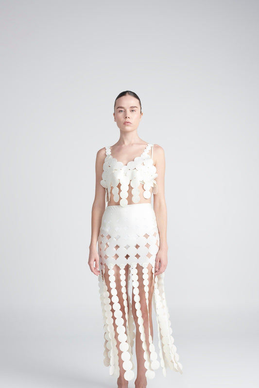 Falda - Salida de baño ANCORA Grain Shadow Ivory