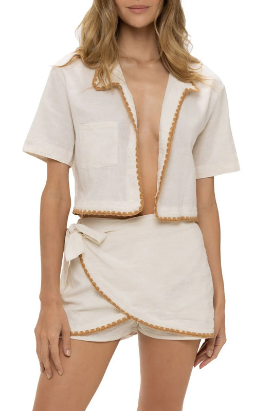 MILONGA Sunrises Ivory Skort