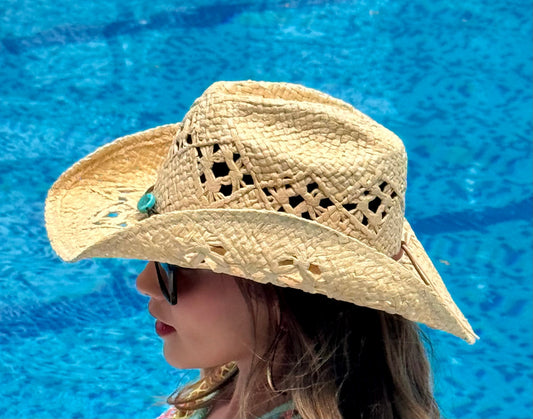 Sombrero Estilo Vaquero - Natural