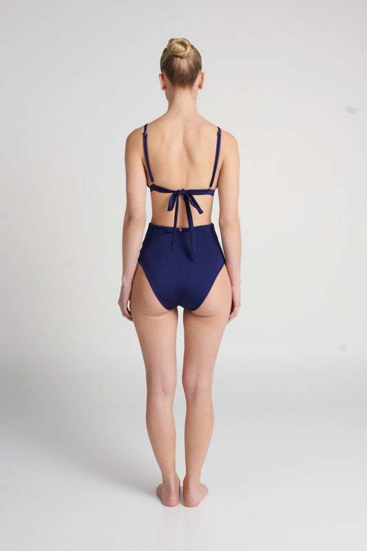 Bottom Highwaist ANCORA - Nebulic Azul