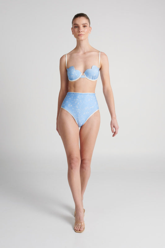 Bottom Highwaist ANCORA - Sideral Celeste