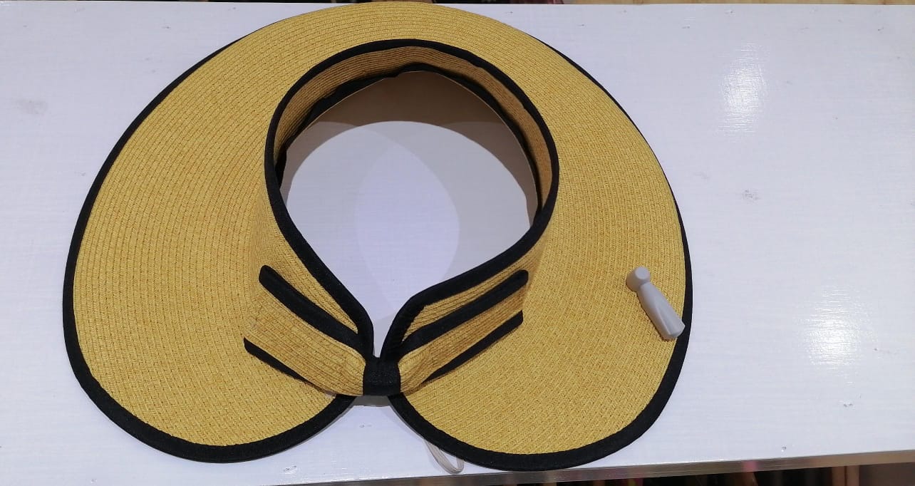 Sombrero de verano -Vicera Camell Negro