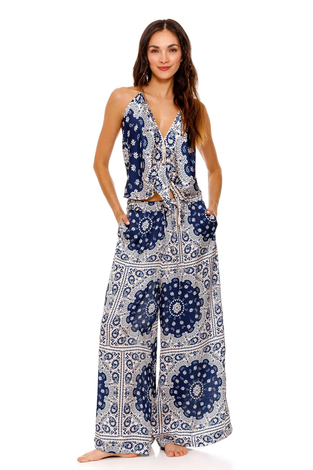 AGUA BENDITA Harmony Atma Crop Top