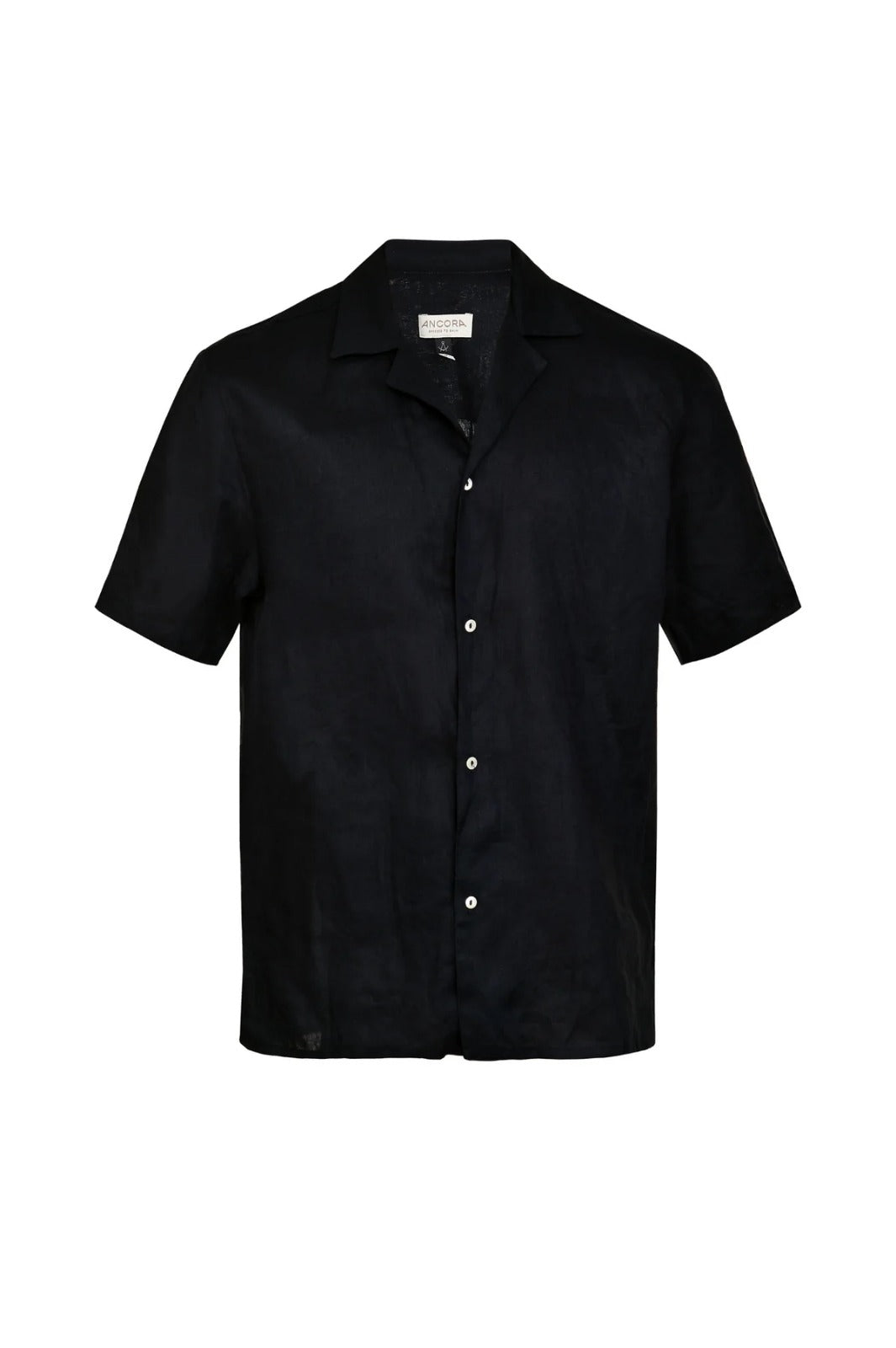 Camisa de Hombre ANCORA Luminara Negro