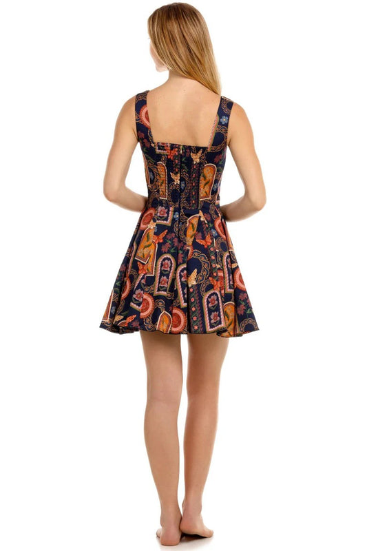 Vestido corto Kristen Fiore - Agua Bendita