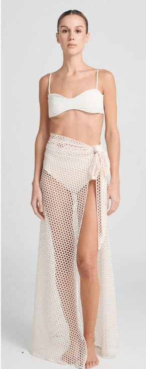 ANCORA Lanté Ivory Beach Cover-up