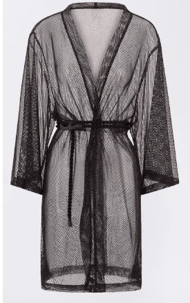 Kimono Cinta ACQUA DE LUXE Buzios Belted Black