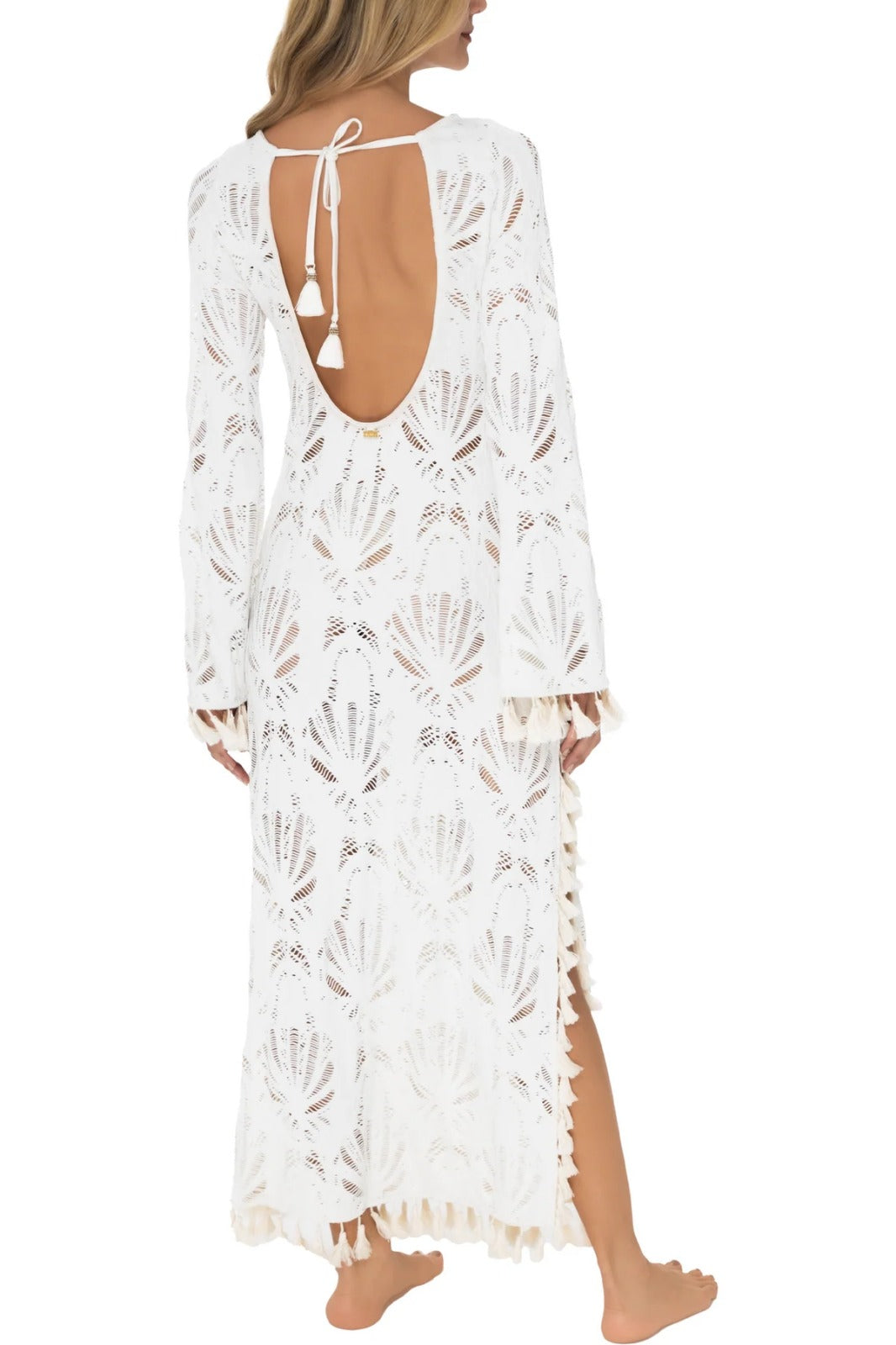 Vestido Tejido MILONGA Bloom Blanco