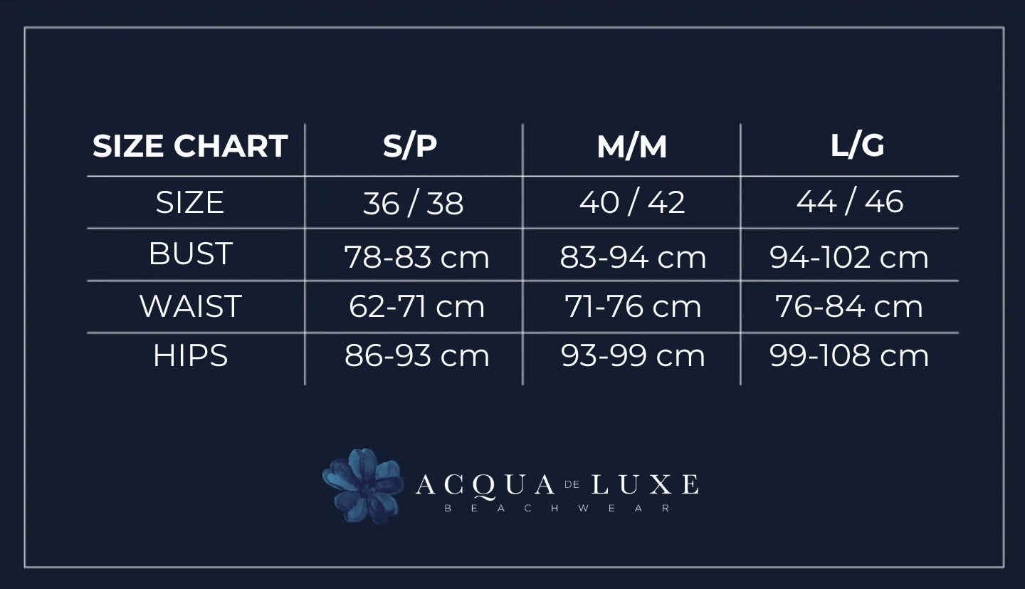 Traje de baño ACQUA DE LUXE Aphrodite Dusk Blue