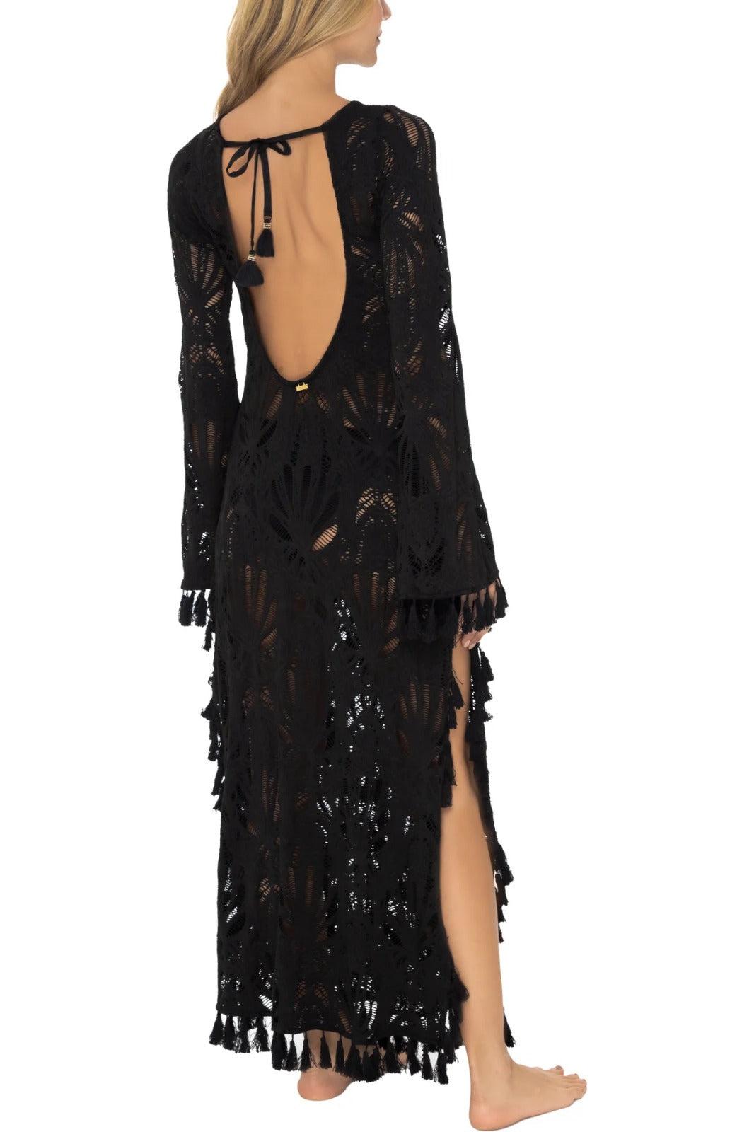 Vestido Tejido MILONGA Bloom Negro