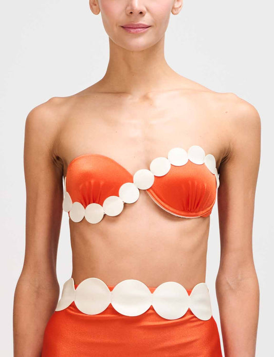 Falda corta ANCORA Siréne Orange