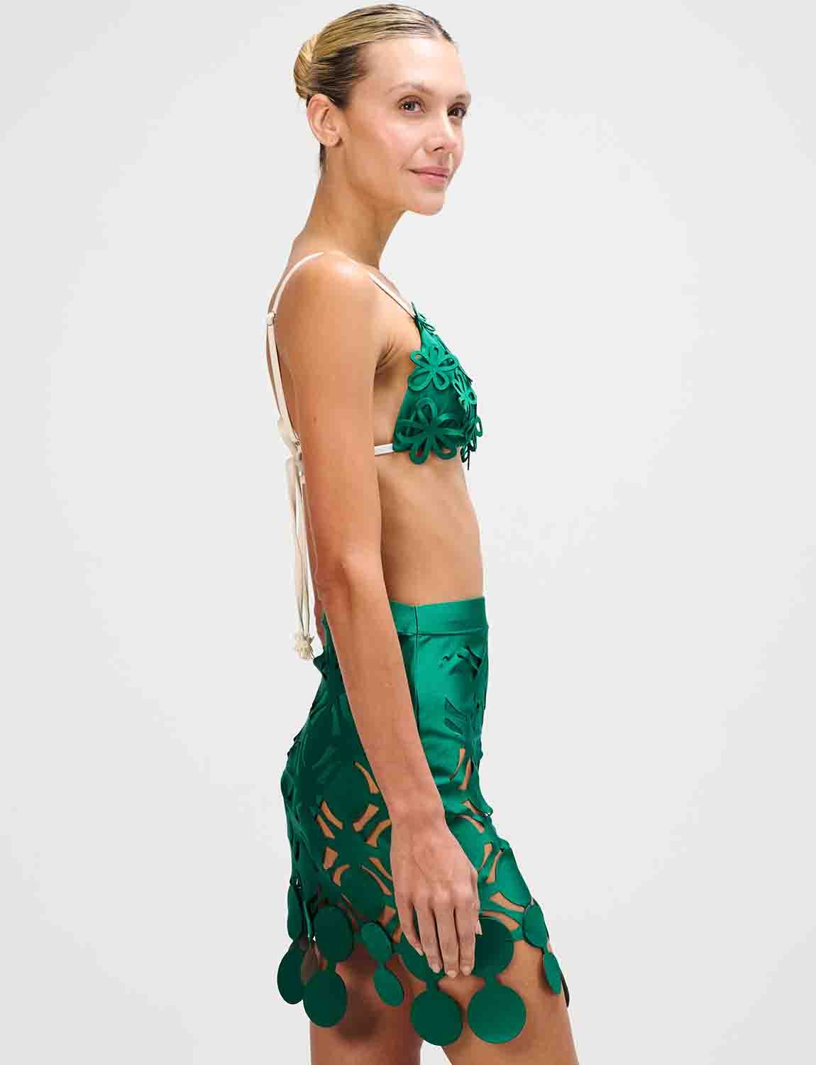 ANCORA mini skirt - Pelagia Skirt - Green
