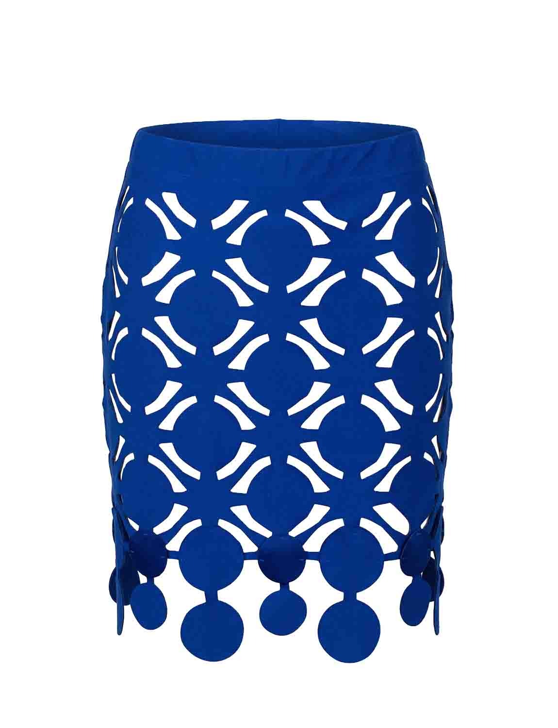 ANCORA short skirt - Pelagia Skirt - Blue