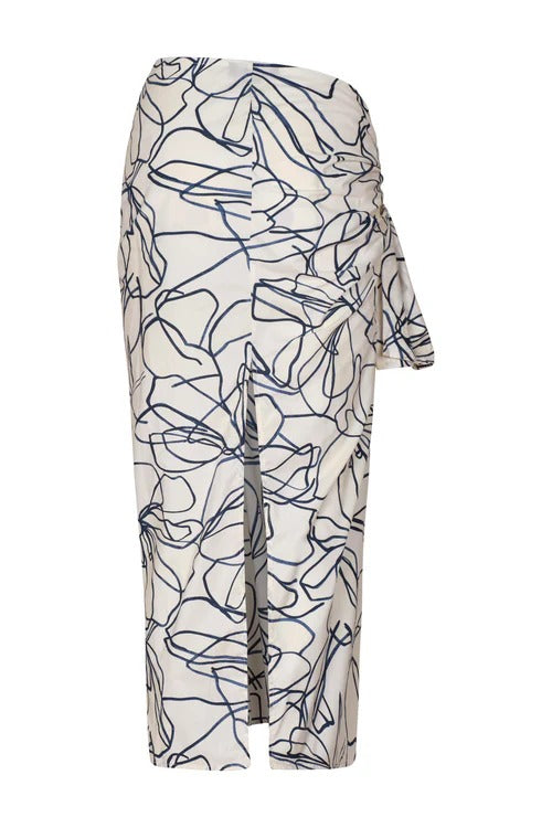 Falda Larga PADOVA Isola Ivory Navy