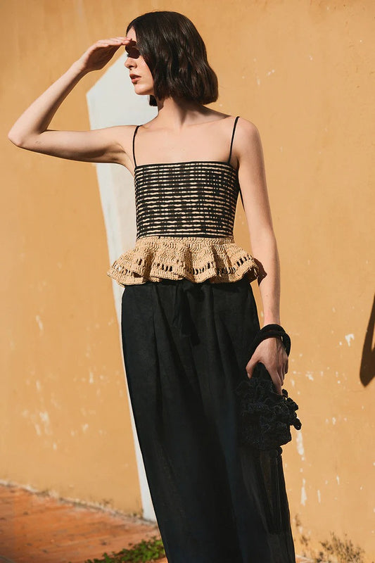 Blusa de Tirantes PADOVA Mompox Negro