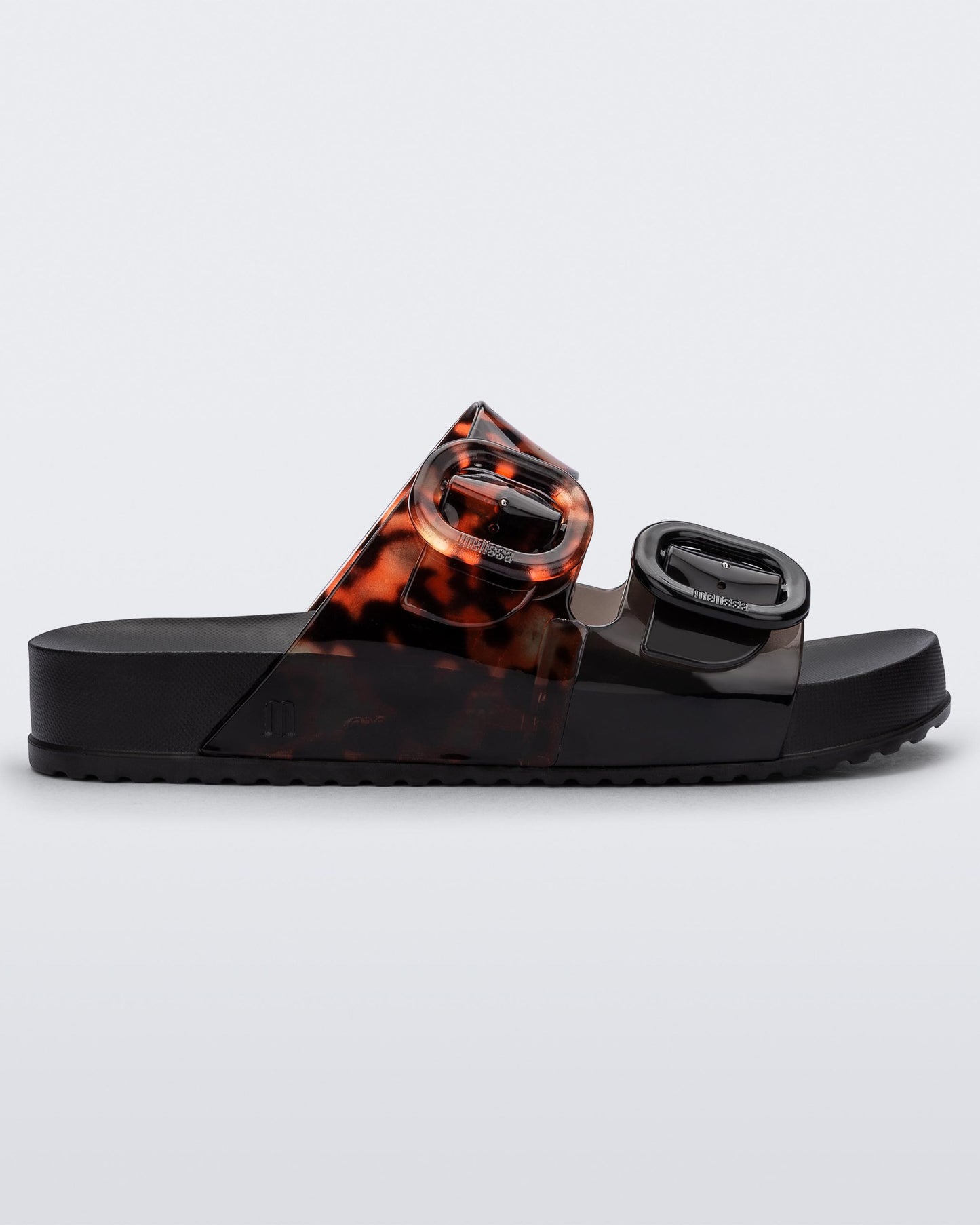 Sandalias MELISSA Cozy Slide Black Tortoise AD