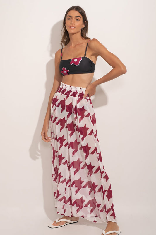 Pantalón ANCORA - The Vichy Muse Cherry Scrunchie