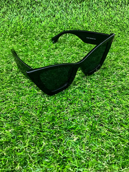 UV Protection Sunglasses - Black Cat Eye