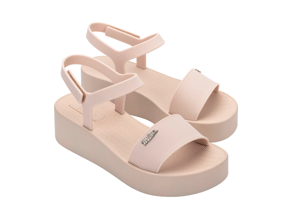 Sandalias MELISSA Sun Laguna Platform Beige AD