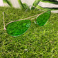 Lentes de sol con protección UV - Aviador Verde