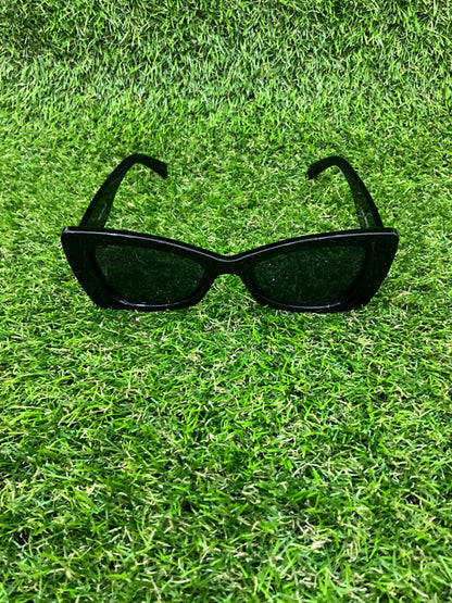 UV Protection Sunglasses - Semi-Square Black