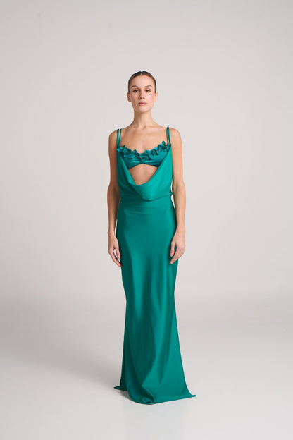 ANCHOR Neroli Jade Green Dress