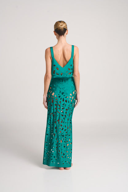Falda Larga Laser ANCORA Zanzi Green