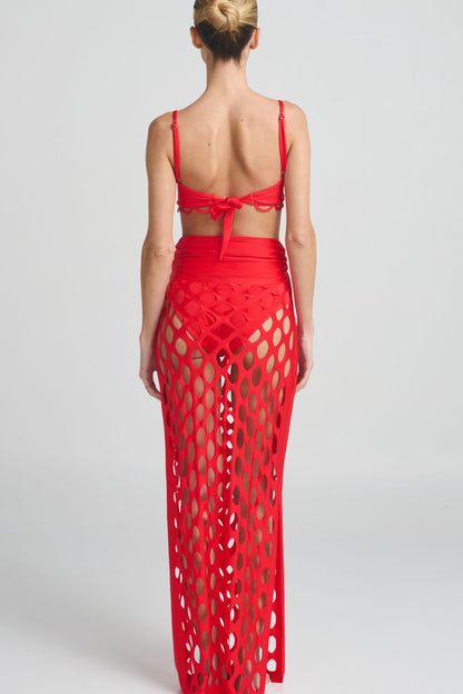 Beach cover-up ANCORA Ondra Red