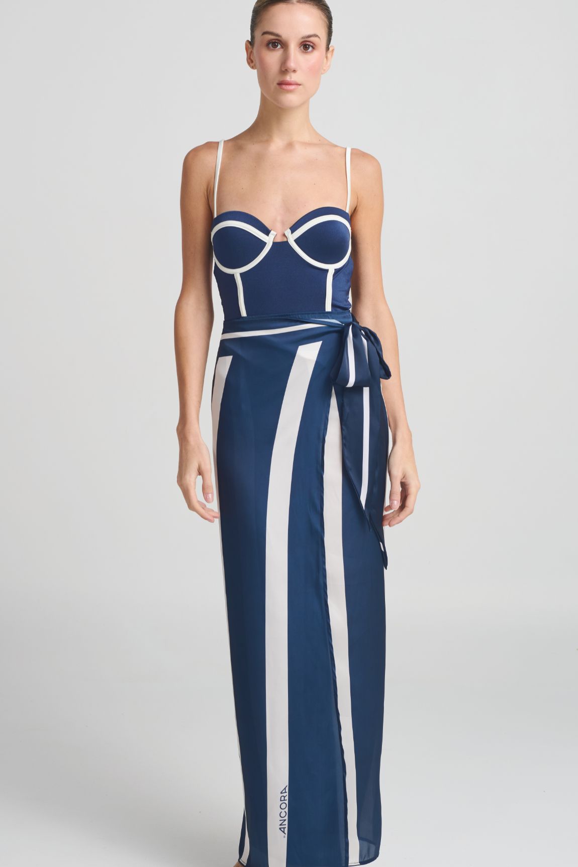 Ancora Beach Cover-up - Kaena Pareo - Blue