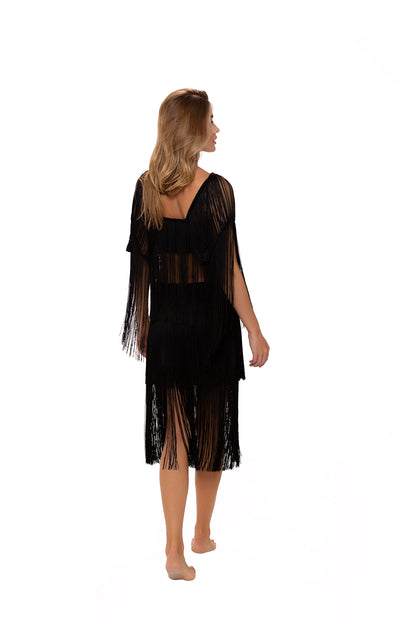 Candid Bathrobe - Milonga Black