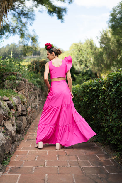 Ximena Magenta Dress - Paula Triviño