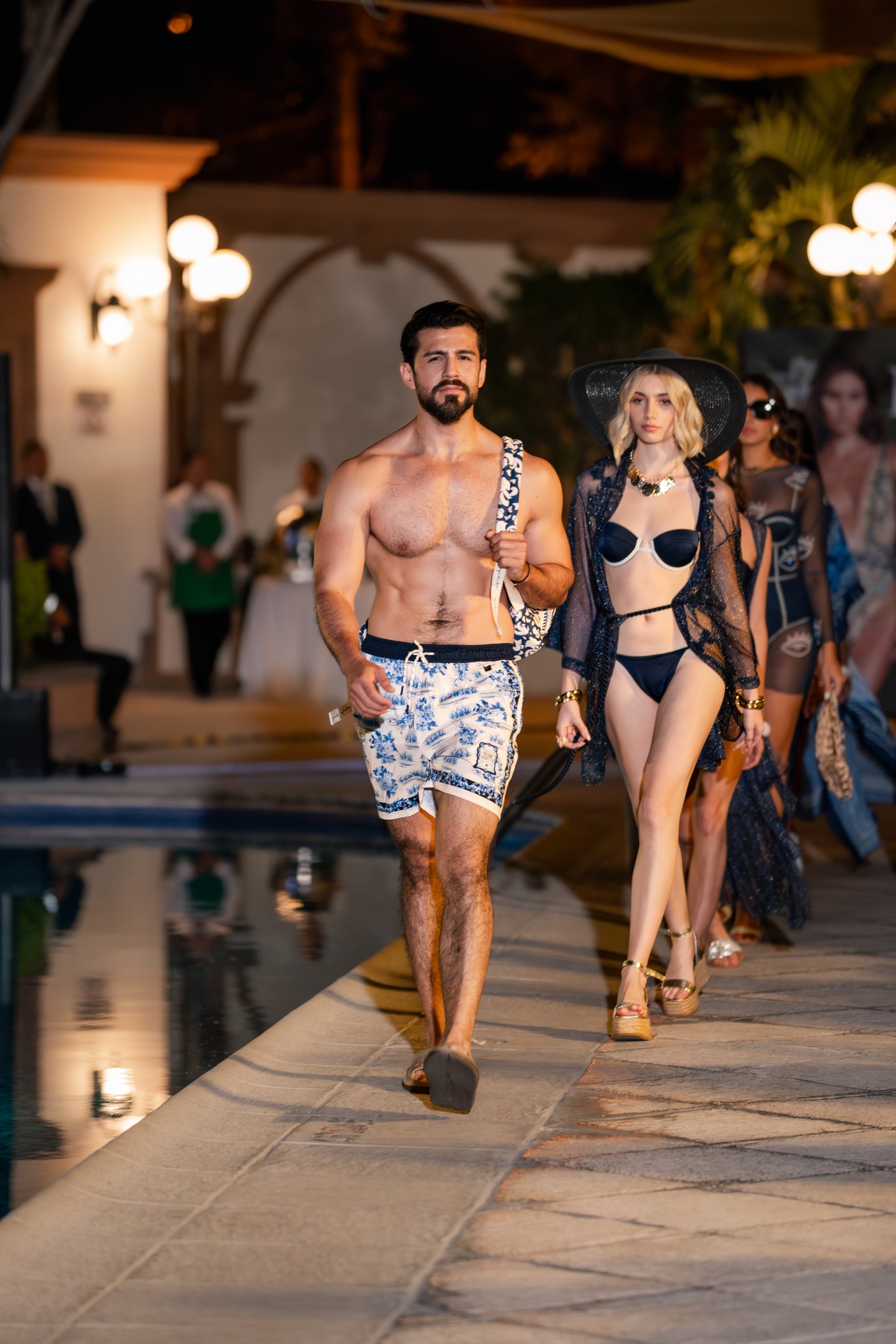 AGUA BENDITA Joe Ivy Men's Swim Trunks