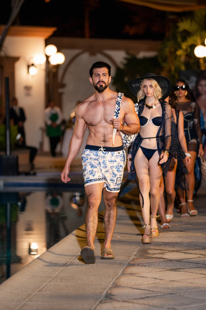 AGUA BENDITA Joe Ivy Men's Swim Trunks