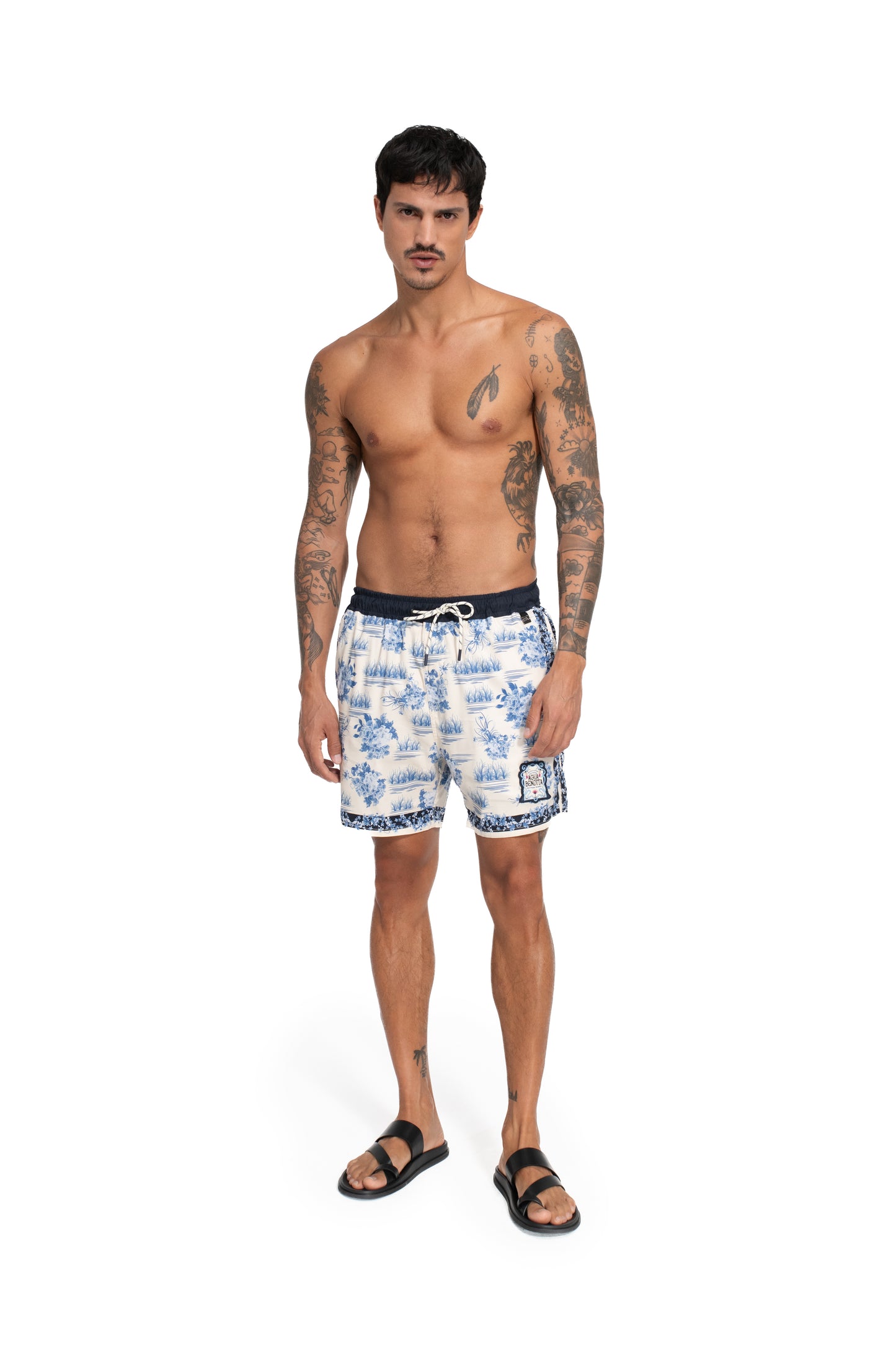 AGUA BENDITA Joe Ivy Men's Swim Trunks