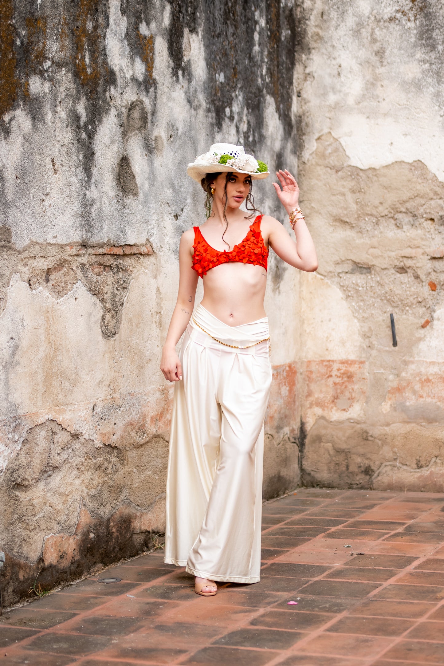 Halter Top ANCORA Aúlea Red