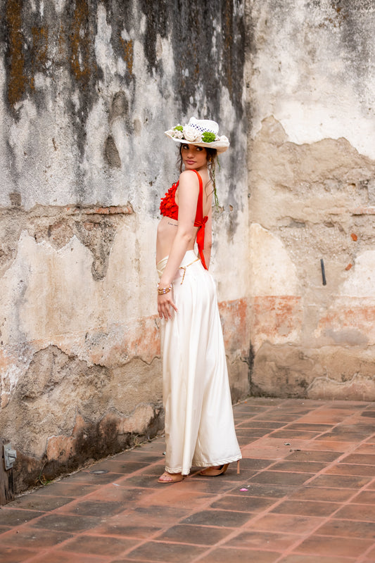 Top Halter ANCORA Aúlea Red