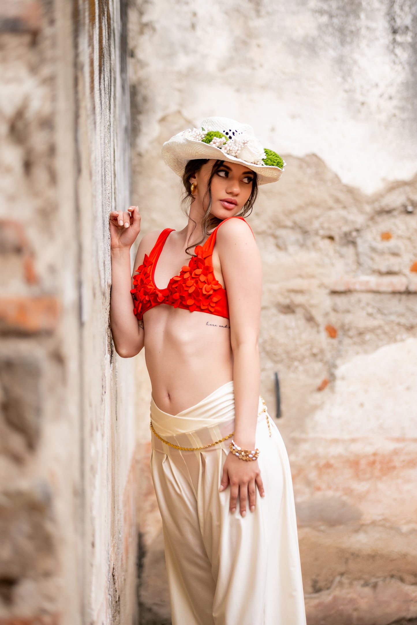 Halter Top ANCORA Aúlea Red