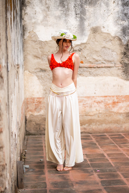 Halter Top ANCORA Aúlea Red